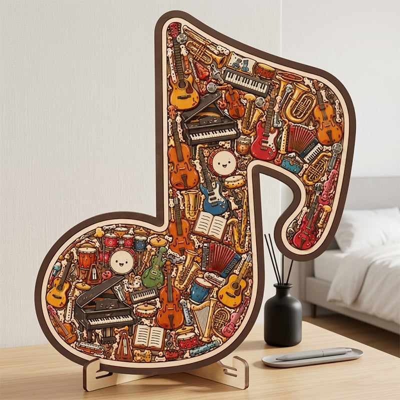 🎶AEXZR® Wooden Musical Note Jigsaw Puzzle🧩