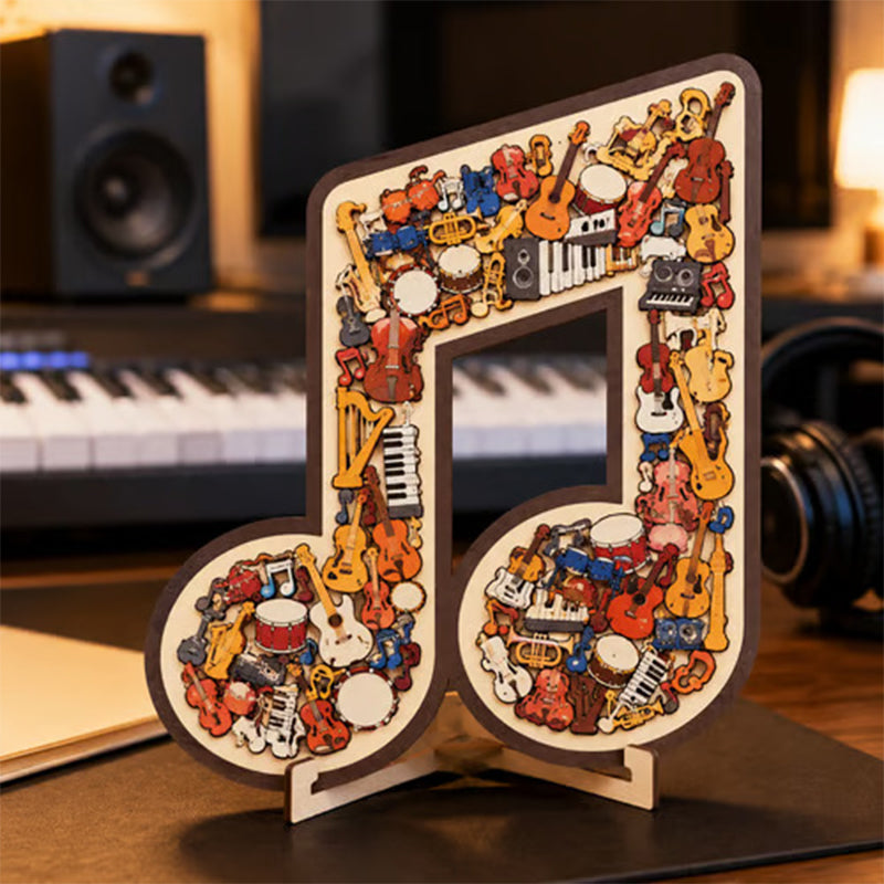 🎶AEXZR® Wooden Musical Note Jigsaw Puzzle🧩
