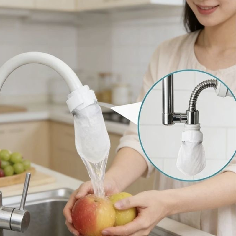 Limited Stock!!! ⏰60%OFF⚡50K+ SOLD!💥AEXZR® Anti-Splash Kitchen Faucet Cotton Filter for Sediment & Rust Removal