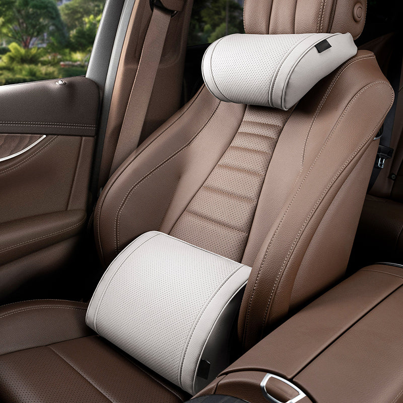 AEXZR® 🚗Ergonomic Headrest and Lumbar Support Set for Car Seats