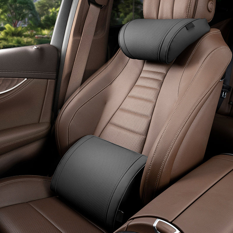 AEXZR® 🚗Ergonomic Headrest and Lumbar Support Set for Car Seats