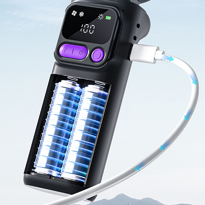 AEXZR® Portable Cooling Fan with Ice Compress Plate