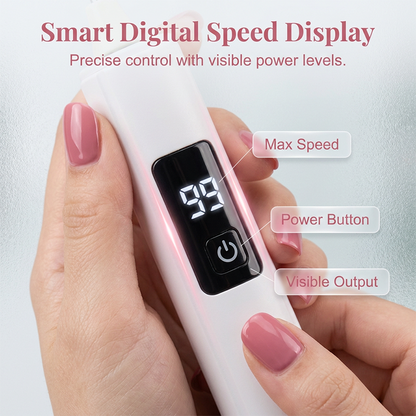 Limited Stock!!! AEXZR®🥳2026 HOT SALE🥳💞50K+ SOLD!💅✨ 50% OFF! Professional Electric Nail Polisher – Smooths thick nails, 99-speed display. Multiple heads for shaping & buffing. Salon at home! 🌟💎