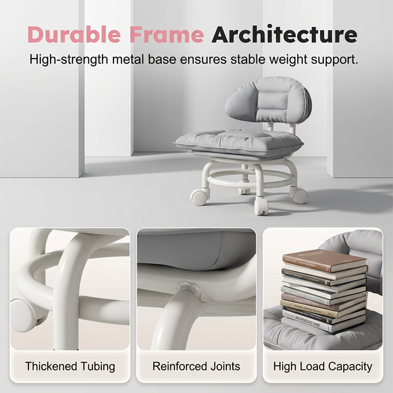 Limited Stock!!! 🪑50% OFF NOW! ⏰ Rolling Low Stool with Backrest – Padded seat & silent casters – Perfect for workshops, garages or studios – comfortable and mobile 🛠️✨