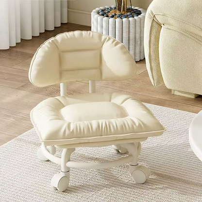 Limited Stock!!! 🪑50% OFF NOW! ⏰ Rolling Low Stool with Backrest – Padded seat & silent casters – Perfect for workshops, garages or studios – comfortable and mobile 🛠️✨