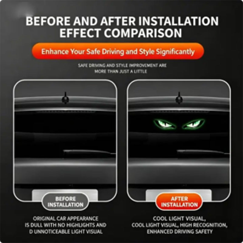 Limited Stock!!! 🎉 2026 Sale — Over 20,000 Sold! 🚗AEXZR® Solar LED Car Warning Light – Devil Eye Design 🔥