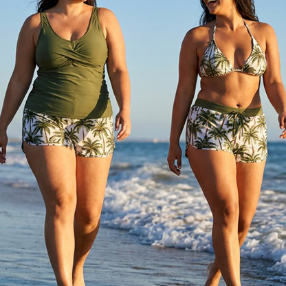 Limited Stock!!! VOZALX™ Women's 3-Piece Swimsuit Tankini Set with Shorts