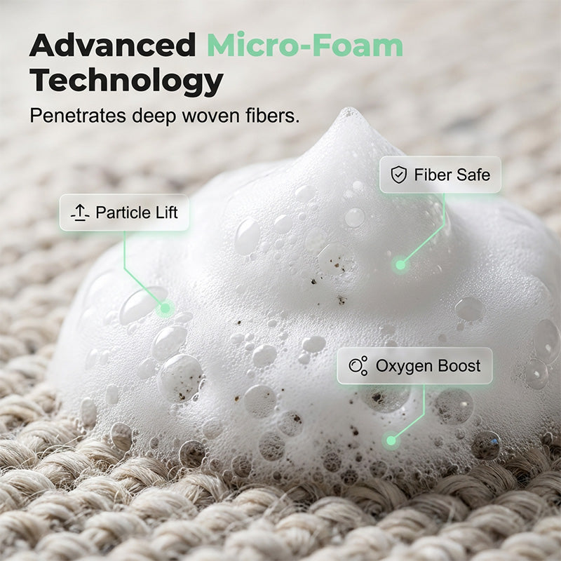 AEXZR® Waterless Carpet Foam Stain Remover with Towel
