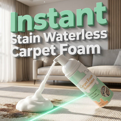 AEXZR® Waterless Carpet Foam Stain Remover with Towel