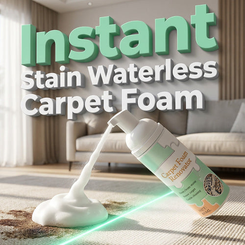 AEXZR® Waterless Carpet Foam Stain Remover with Towel