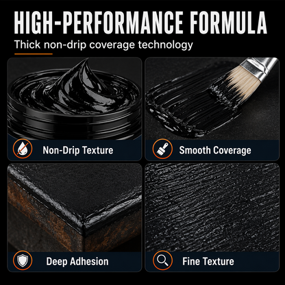 Limited Stock!!! AEXZR® 🥳2026 HOT SALE🥳💞50K+ SOLD!🔧🏠 60% OFF! AEXZR® Metal Rust Protection Black Repair Paste – Restores rusty gates, railings & tools. Forms protective coating – no need to replace! 🛡️✨