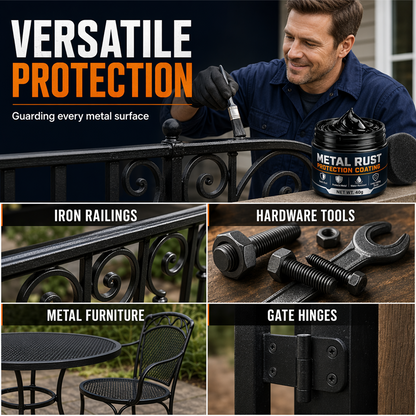 Limited Stock!!! AEXZR® 🥳2026 HOT SALE🥳💞50K+ SOLD!🔧🏠 60% OFF! AEXZR® Metal Rust Protection Black Repair Paste – Restores rusty gates, railings & tools. Forms protective coating – no need to replace! 🛡️✨