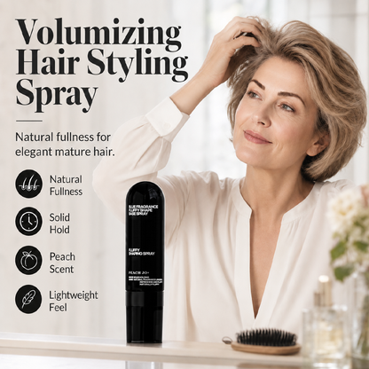 Limited Stock!!! RZXEA™  Fluffy Hair Shaping Spray, Long Lasting Peach Scent Volumizing Hair Mist for All-Day Hold
