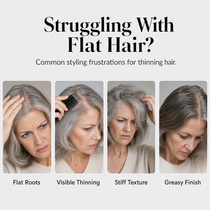 RZXEA™  Fluffy Hair Shaping Spray, Long Lasting Peach Scent Volumizing Hair Mist for All-Day Hold