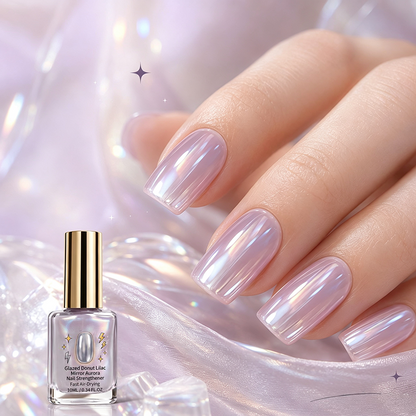 AEXZR®🔥Last Day Buy 1 Get 1 Free $ 9.99 Each🔥💜✨Lilac Glossy Mirror Nail Strengthener