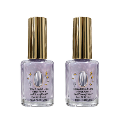 AEXZR®🔥Last Day Buy 1 Get 1 Free $ 9.99 Each🔥💜✨Lilac Glossy Mirror Nail Strengthener