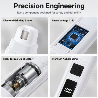 Limited Stock!!! AEXZR®  Electric Pet Nail Grinder with LED Power Display
