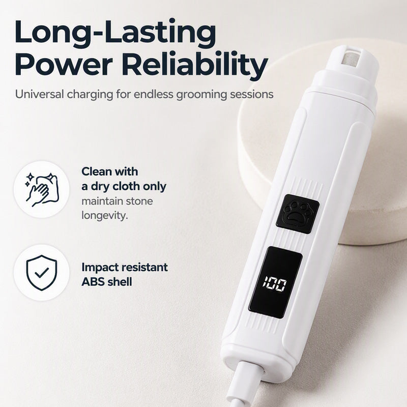 Limited Stock!!! AEXZR®  Electric Pet Nail Grinder with LED Power Display