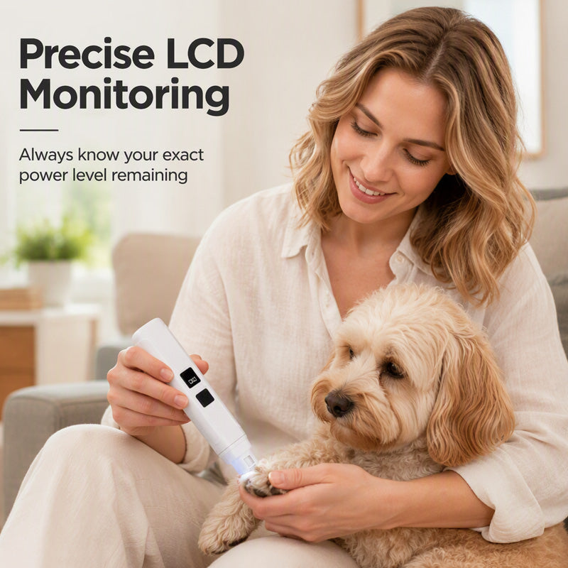 Limited Stock!!! AEXZR®  Electric Pet Nail Grinder with LED Power Display