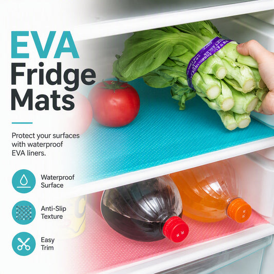 🧊 50% OFF NOW! 🛡️ AEXZR® Waterproof Fridge Shelf Liners – Non-slip, easy-clean & food-safe – Keeps fridge shelves fresh & organized ✨