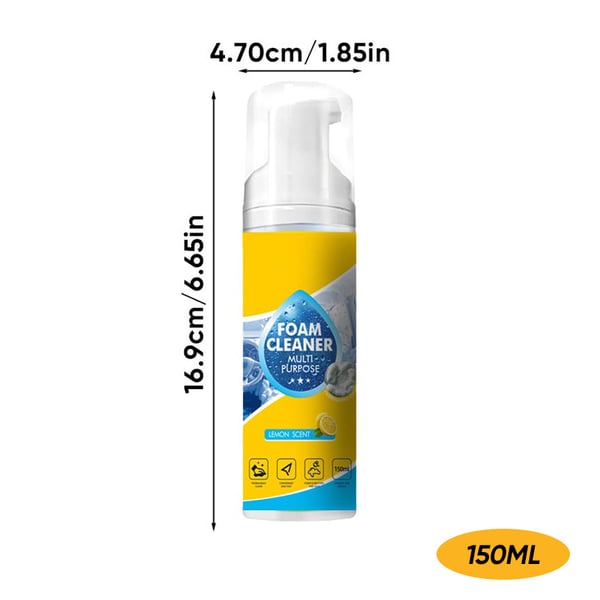 ⚡Limited Stock!!!🔥Last Day 60% OFF🔥 Foam No-Rinse Cleaner — Spray, Wipe & Done