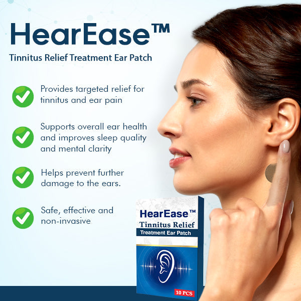 HearEase™ Tinnitus Relief Treatment Ear Patch - 👨‍⚕️Recommended by Expert!