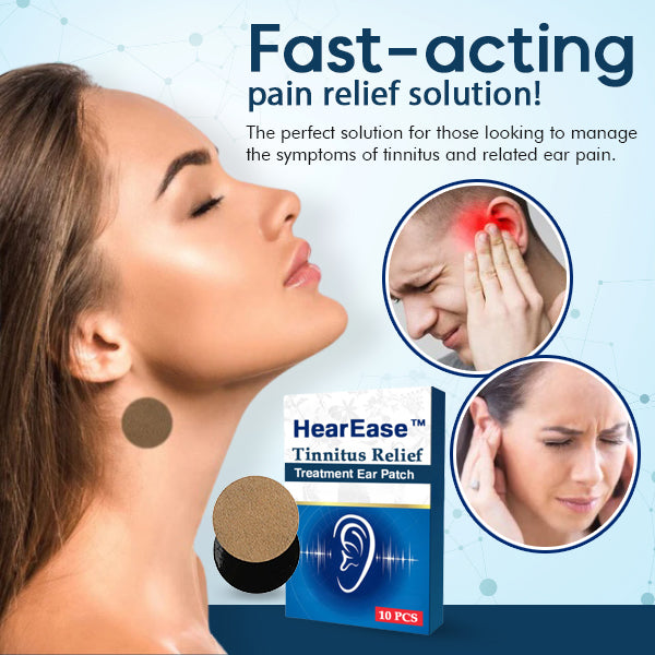 HearEase™ Tinnitus Relief Treatment Ear Patch - 👨‍⚕️Recommended by Expert!